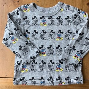 Gap kids Mickey Mouse shirt